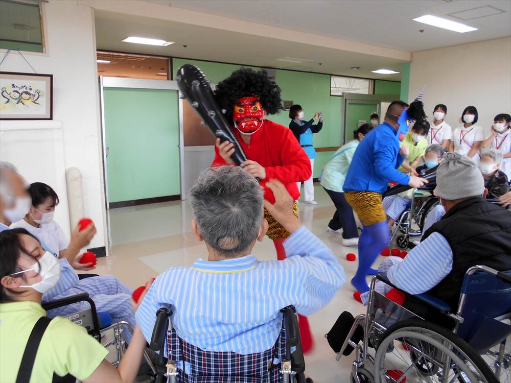 節分レクリエーションの様子